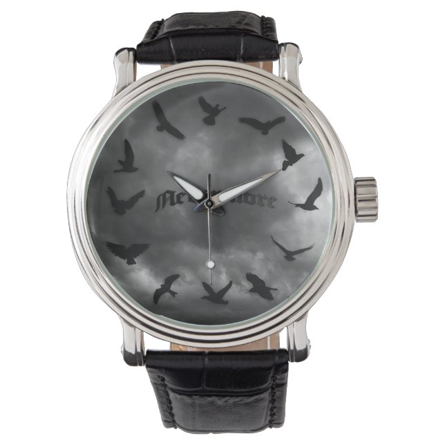 Nevermore Raven Novelty Bird Watch Armbanduhr (Vorderseite)