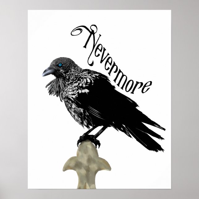 Nevermore Raven Poster (Vorne)