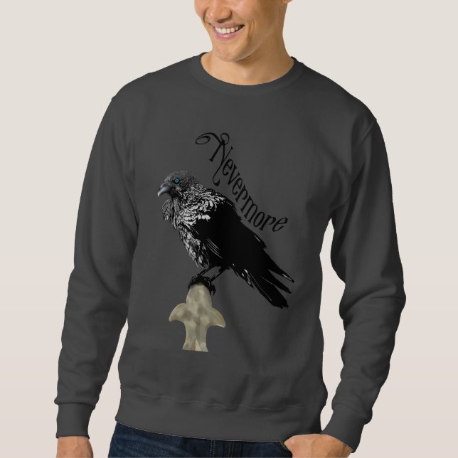 Nevermore Raven Sweatshirt (Vorderseite)