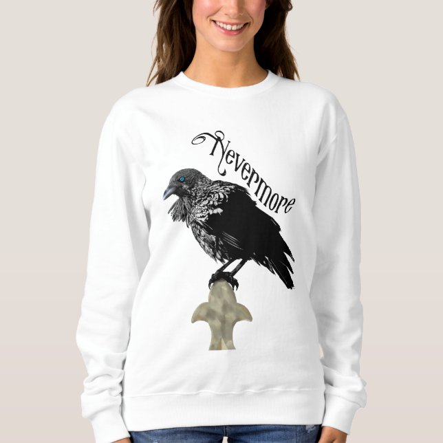 Nevermore Raven Sweatshirt (Vorderseite)