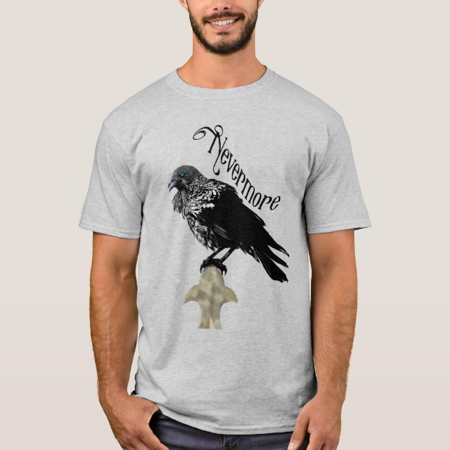 Nevermore Raven T-Shirt (Vorderseite)