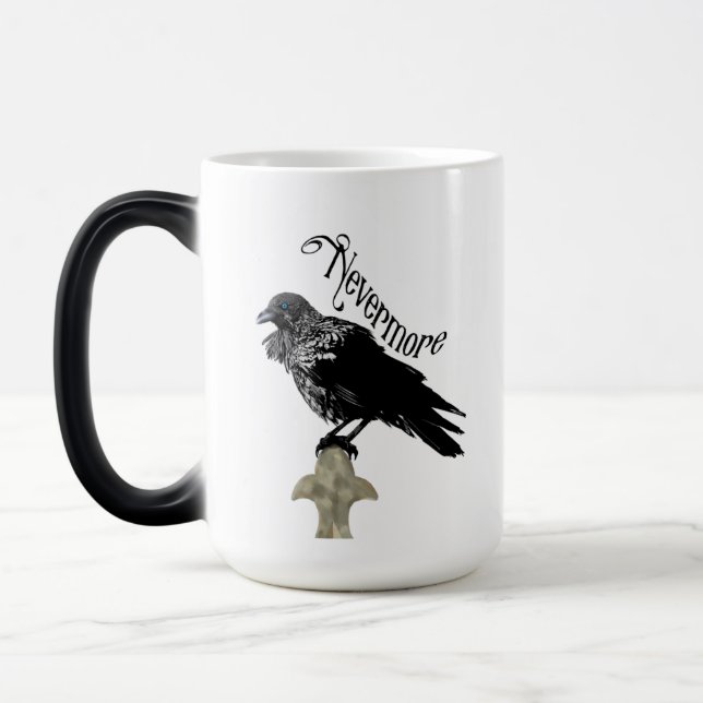 Nevermore Raven Verwandlungstasse (Links)