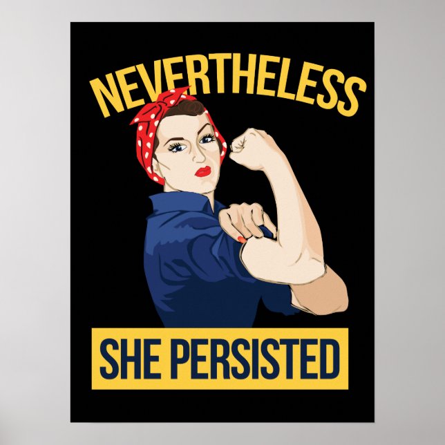 nevertheless she persisted poster (Vorne)