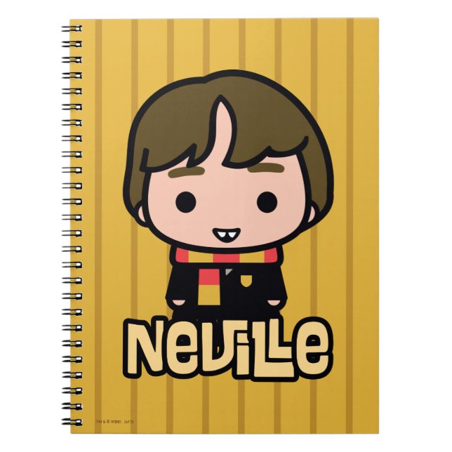 Neville Longbottom Cartoon Art Notizblock (Vorderseite)