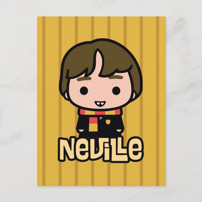Neville Longbottom Cartoon Art Postkarte (Vorderseite)