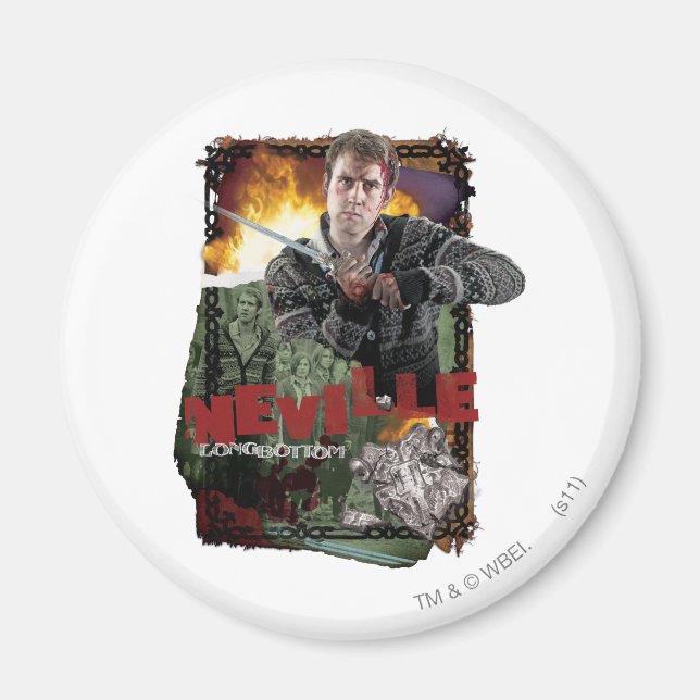 Neville Longbottom Collage 2 Magnet (Vorne)