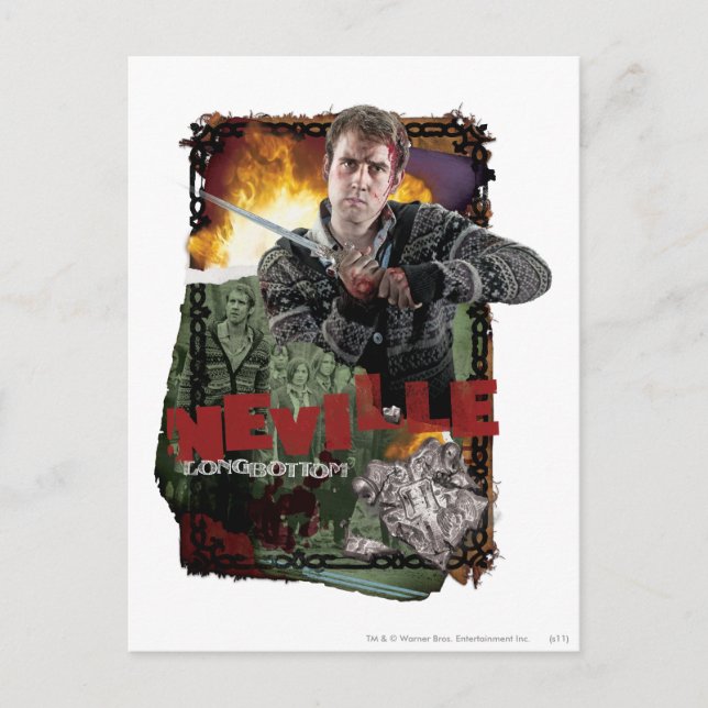 Neville Longbottom Collage 2 Postkarte (Vorderseite)