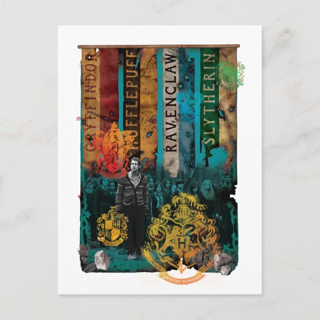 Neville Longbottom-Kollage 1 Postkarte (Vorderseite)
