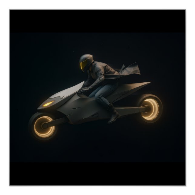 Nevoy Ryder Blaze Motorbike Poster (Vorderseite)