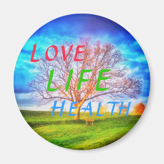 NEW1 LIEBE LEBENSGESUNDHEITSBAUM MED MAGNET