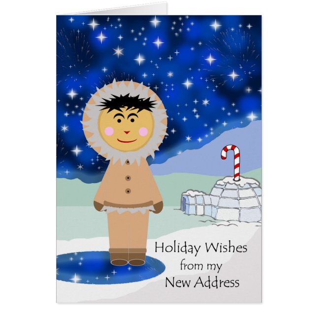 New Address, Christmas Greetings, Eskimo (Vorne)