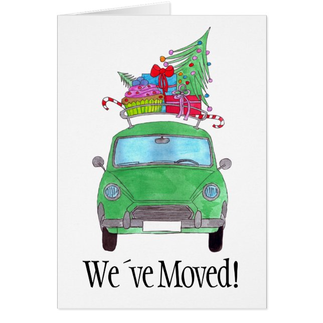 New Address Green Car Weihnachtsgeschenke Wasserfa (Vorne)