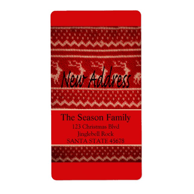 New Address Ugly Christmas Sweater (Vorne)