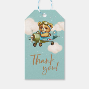 New Adventure Teddy Bär Airplane Baby Shooter Geschenkanhänger