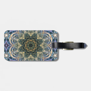 New Age Bohemisch Yoga Blue Lila Mandala Gepäckanhänger