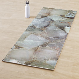 New Age Elegant White Quartz (beidseitig) Yogamatte