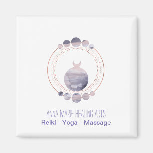 New Age Roségold Heilige Geometrie Magnet