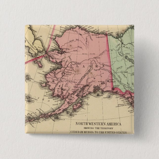 New America Map von Mitchell Button (Vorderseite)