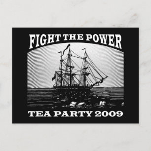 New American Tea Party 2009 Postkarte