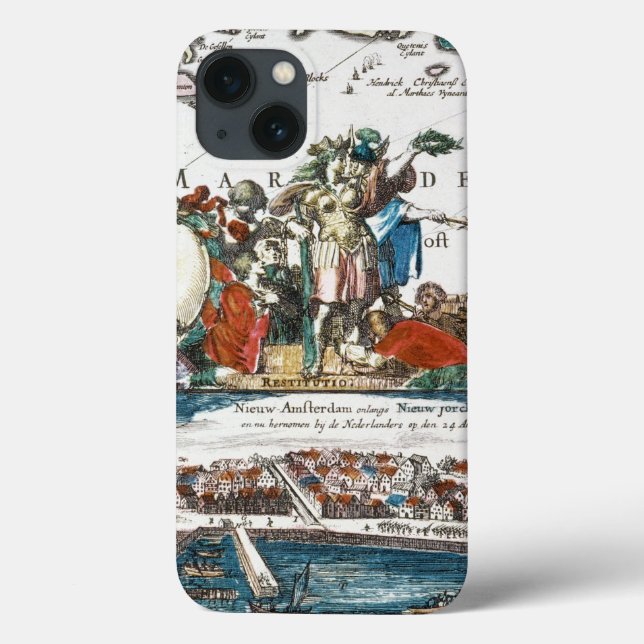 NEW AMSTERDAM, 1673 Case-Mate iPhone HÜLLE (Rückseite)