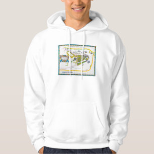 New- Amsterdamkarte, 1661 Hoodie