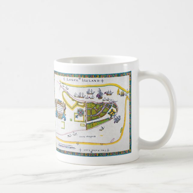 New- Amsterdamkarte, 1661 Kaffeetasse (Rechts)