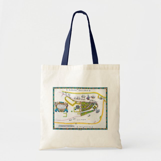 New- Amsterdamkarte, 1661 Tragetasche (Vorne)