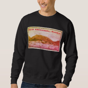 New Archangel, Russland (Sitka) Malerei Sweatshirt