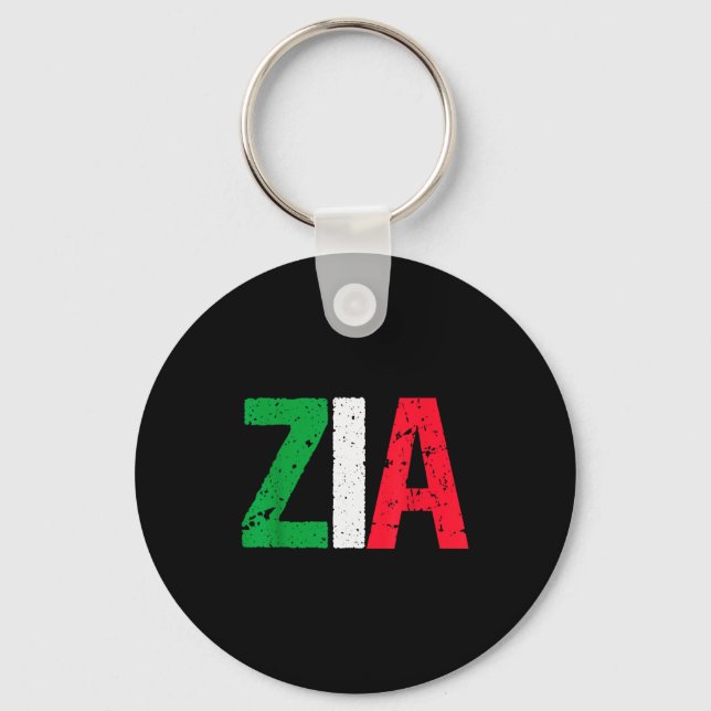 New Aunt Italian Zia Italian American Aunt Gift  Schlüsselanhänger (Vorderseite)