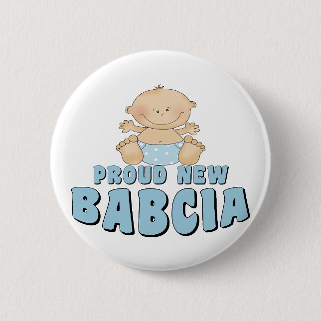 New Babcia T - Shirt Design Button (Vorderseite)