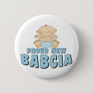 New Babcia T - Shirt Design Button