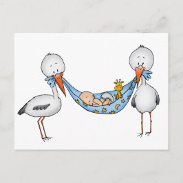 New Baby Boy - Baby Shower Gift Postkarte