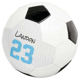 New Baby Boy Soccer Player NAME Birth Year Blue Fußball