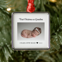 New Baby First Christmas als Oma Foto