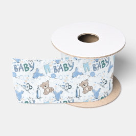 New Baby Teddy Bears Satinband