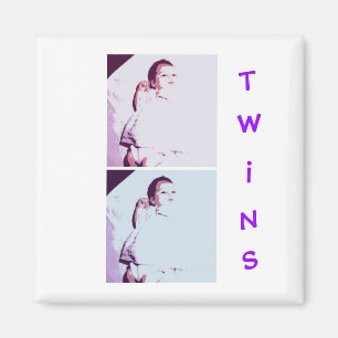New Baby Twins Magnet