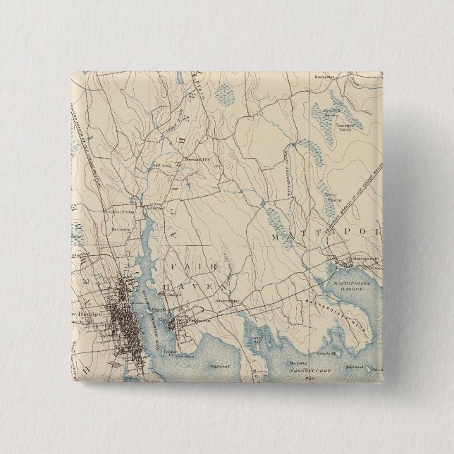 New Bedford, Massachusetts Button (Vorderseite)