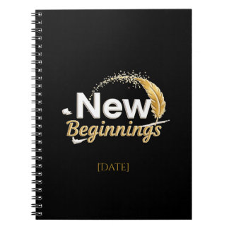 New Beginnings / Cuaderno Nuevos Comienzos Notizblock