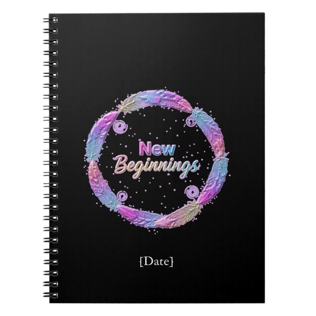 New Beginnings / Nuevos Comienzos 2027 Notizblock (Vorderseite)