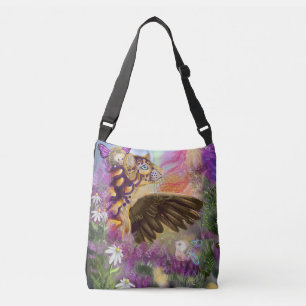 New Beginns Clouded Leopard Fantasy Art Tragetaschen Mit Langen Trägern