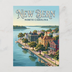 New Bern, North Carolina Postkarte