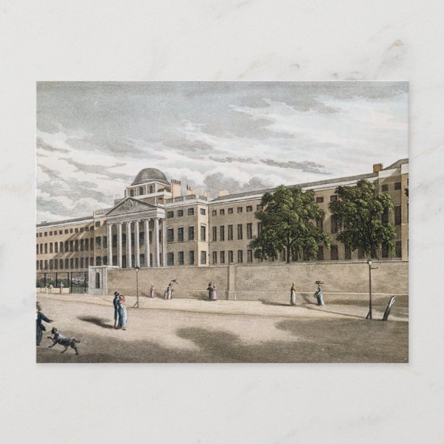 New Bethlem Hospital, St. George's Fields Postkarte (Vorderseite)