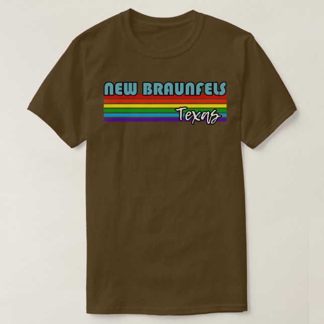 New Braunfels Texas Pride New Braunfels LGBT Gesch T-Shirt (Design vorne)