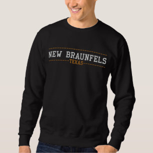 New Braunfels Texas USA bestickte Sweatshirts