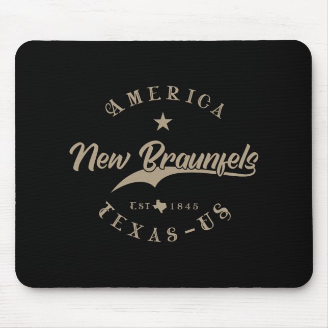New Braunfels Tx Texas  Mousepad (Vorne)