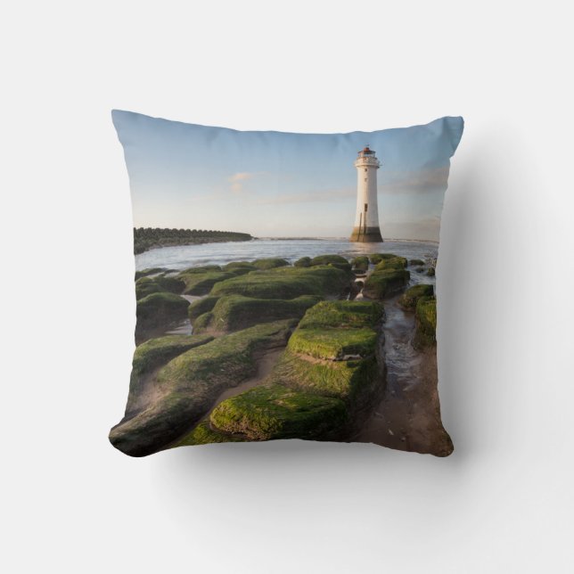 New Brighton Lighthouse Kissen (Vorderseite)