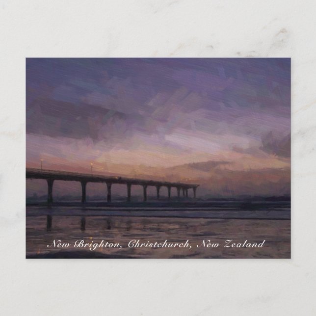 New Brighton Pier Postcard Postkarte (Vorderseite)