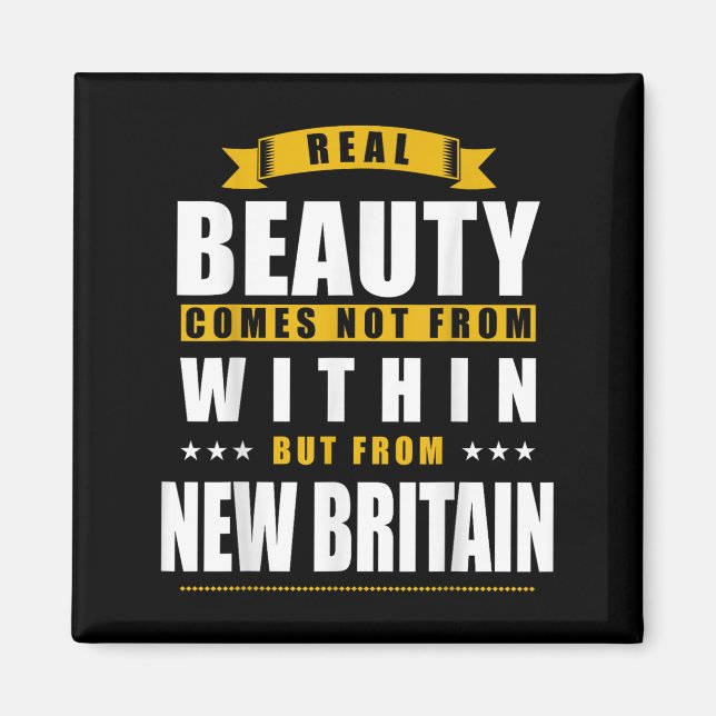 New Britain - Funny D City Gift  Magnet (Vorne)