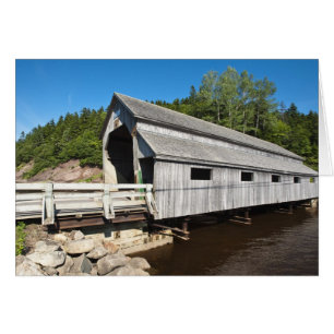 New Brunswick, Kanada. Irischer Fluss bedeckt