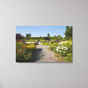 New Brunswick, Kanada. Kingsbrae Garden in St. Leinwanddruck